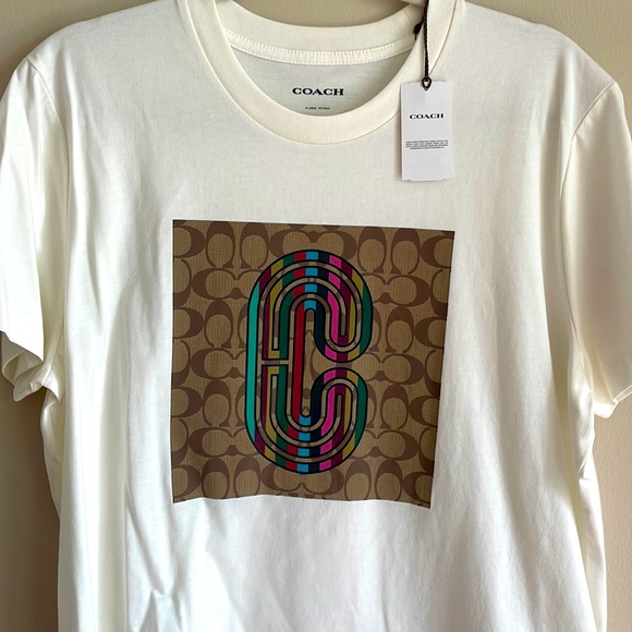 Coach Tops - Rare NWT Coach Leg Astro Tee Size XL